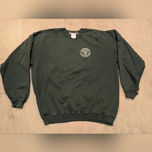 VTG University Of Saskatchewan Crew Neck Flaws Mens L-XL? Green
